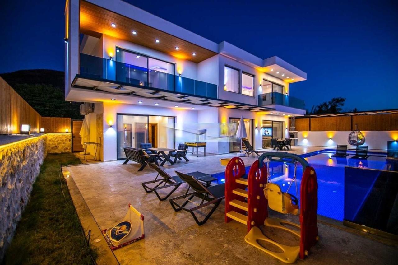Villa Lycian-Kalkan 3 Bedroom-2 Jakuzzies-Sauna-Turkish Hamam-Huge Private Pool&lovely garden Kaş Buitenkant foto